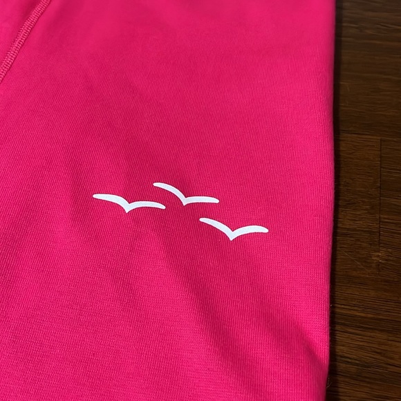 NWT LAZYPANTS Lazy Legs Hot Pink High Waisted Leggings - Medium - Picture 8 of 9